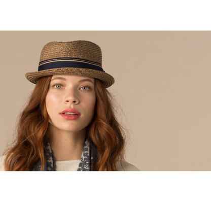 Goorin Bros. Big Boy Kris Tan porkpie womens styling
