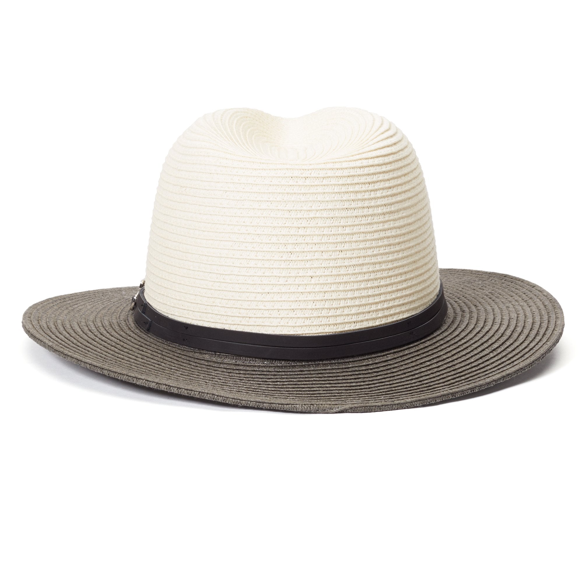 Goorin Bros. hot miami paper wide brim fedora Grey back view