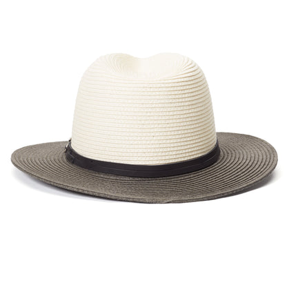 Goorin Bros. hot miami paper wide brim fedora Grey back view