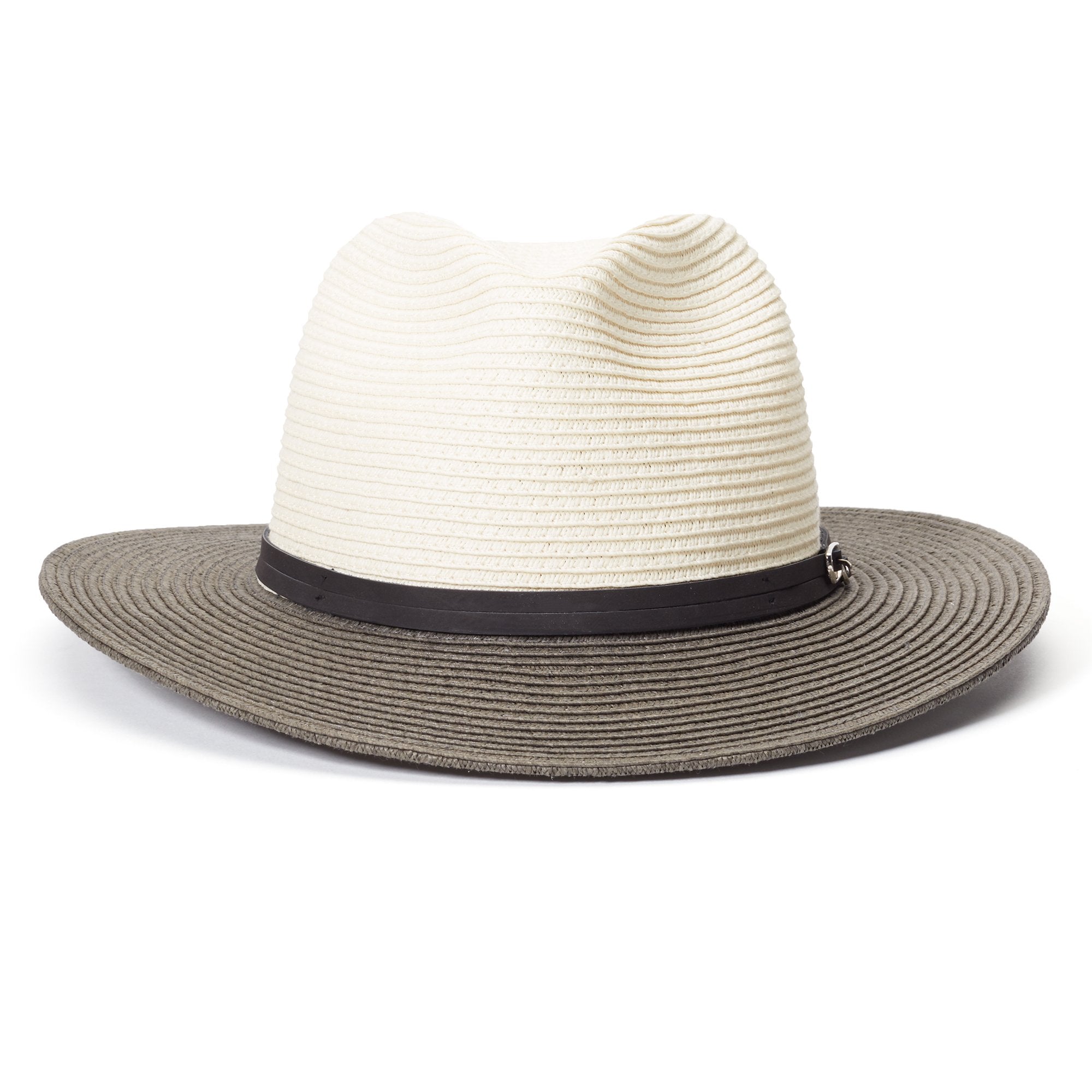 Goorin Bros. hot miami paper wide brim fedora Grey front view