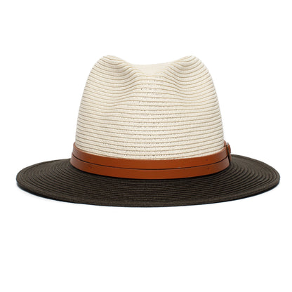 Goorin Bros. hot miami paper wide brim fedora Olive front view