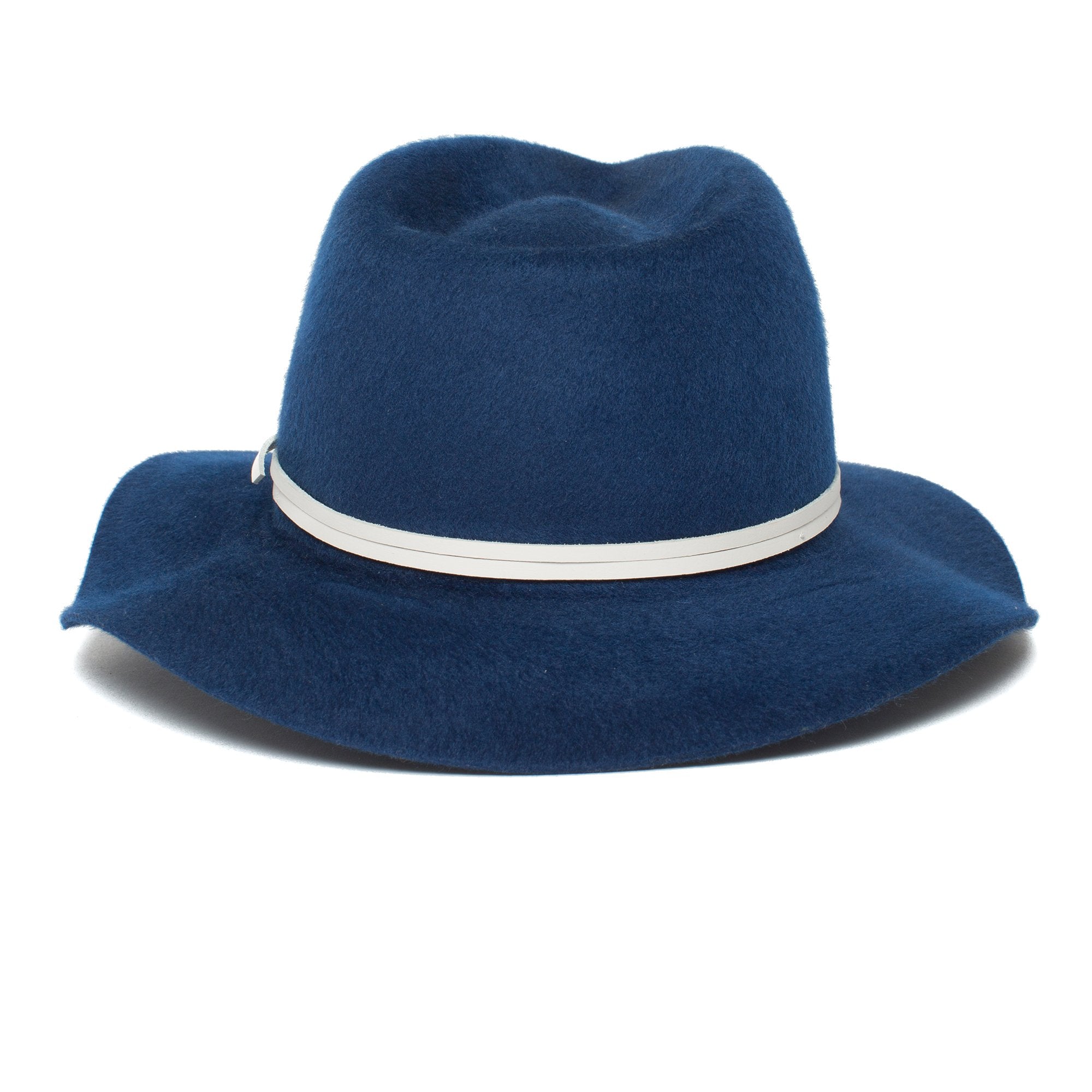 Goorin Bros. cydney wool wide brim fedora Blue back view