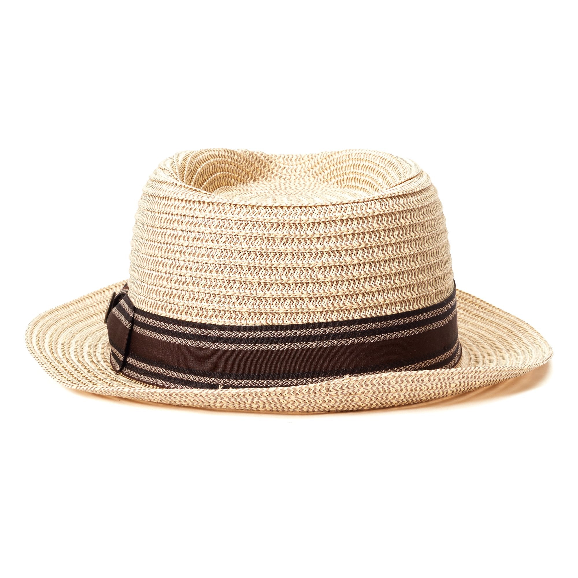 Goorin Bros. cayo plastic classic brim fedora Natural back view
