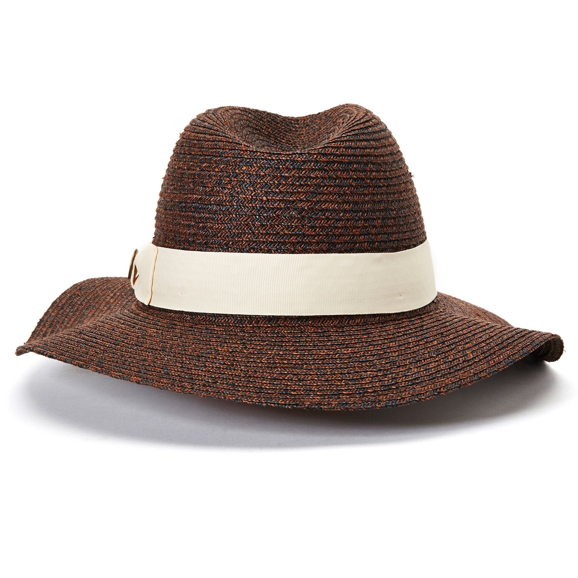 Goorin Bros. pedro corrales straw wide brim fedora Brown back view