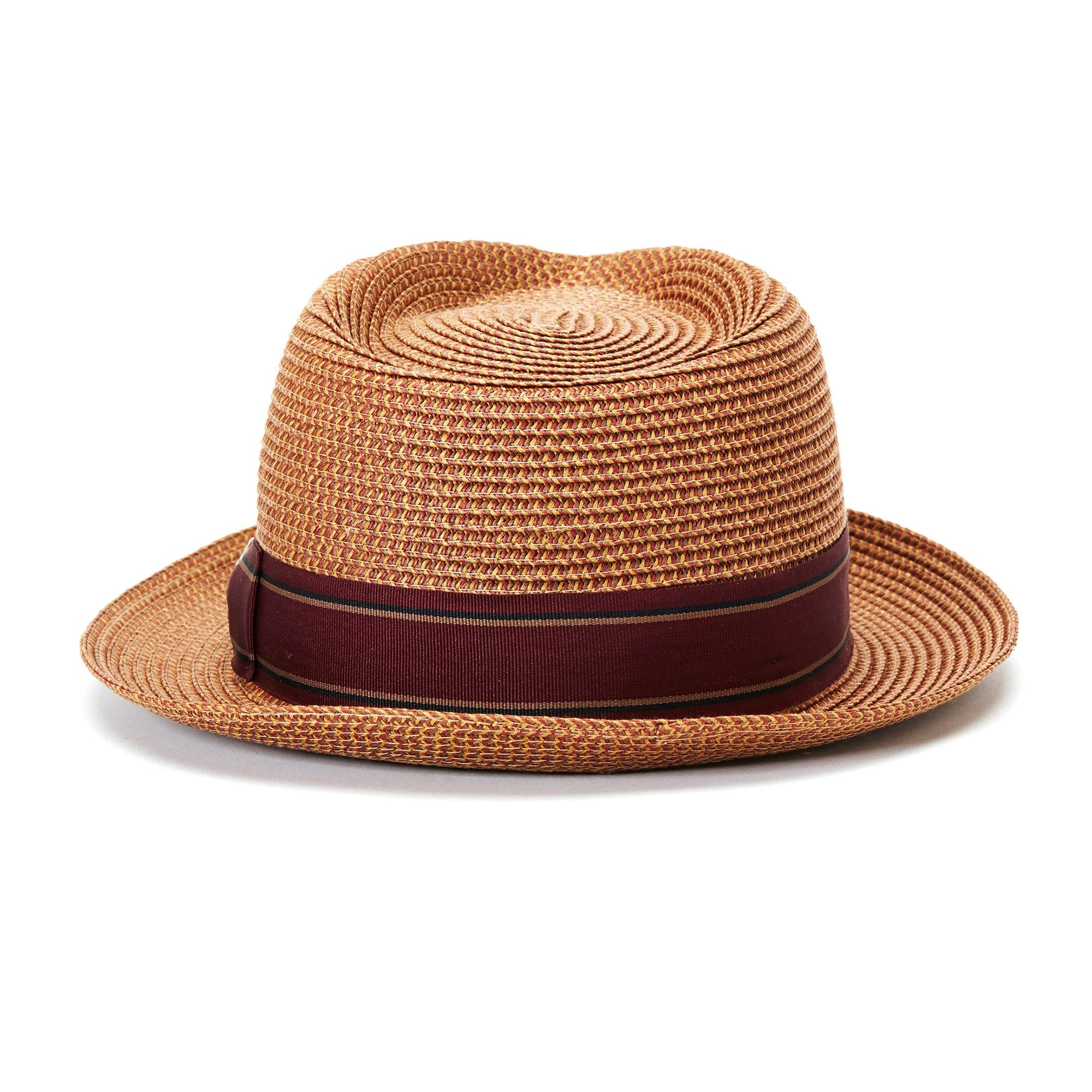Goorin Bros. diango herrera straw classic brim fedora Camel back view