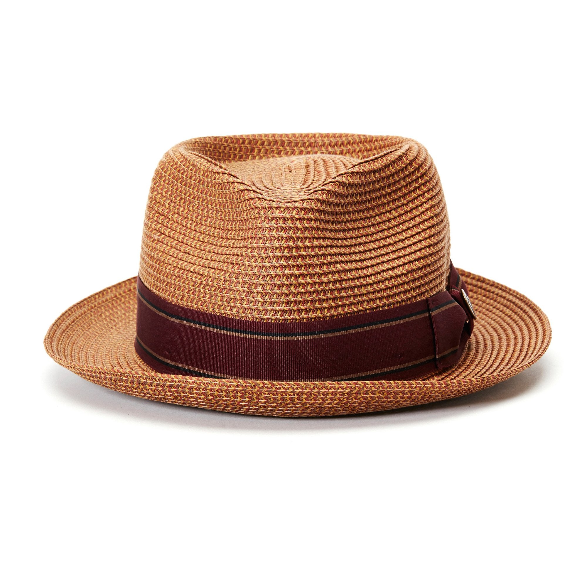 Goorin Bros. diango herrera straw classic brim fedora Camel front view