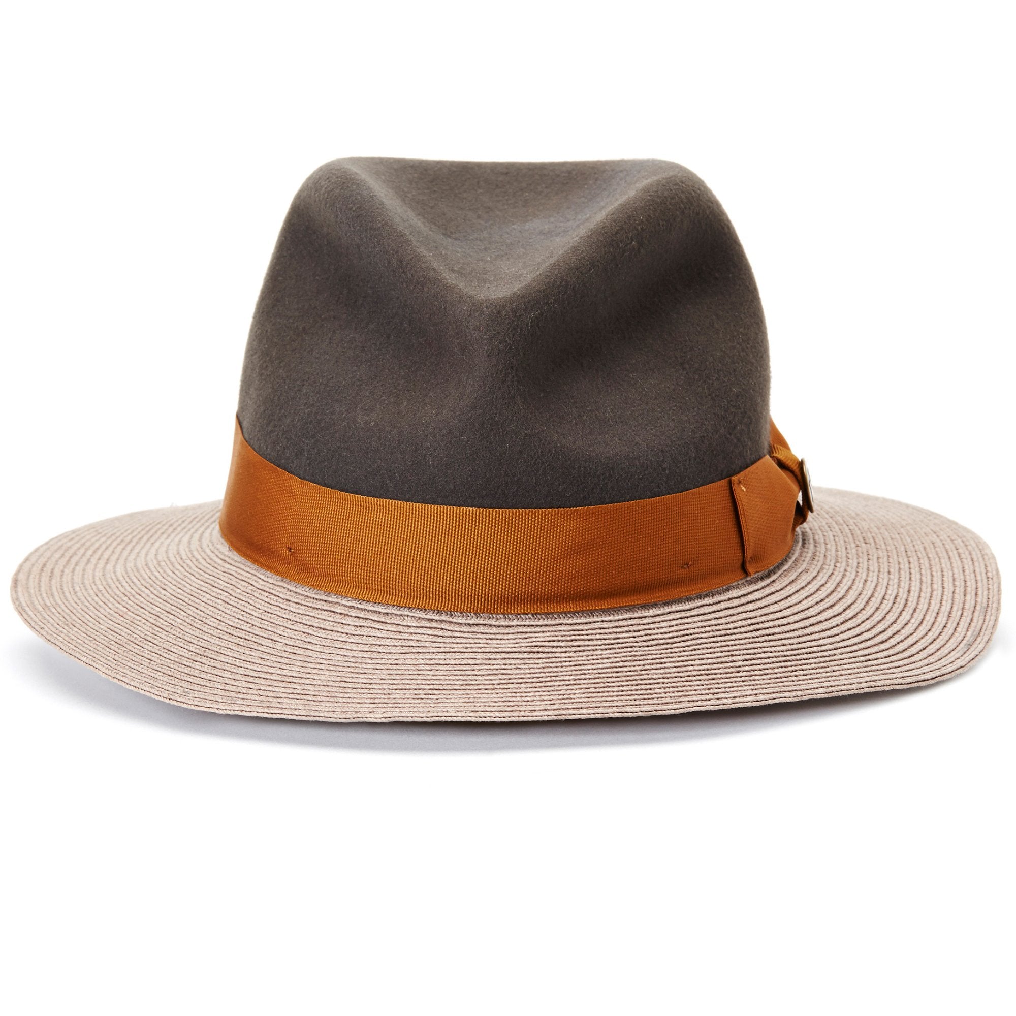 Goorin Bros. the loyalist wool wide brim fedora Charcoal front view