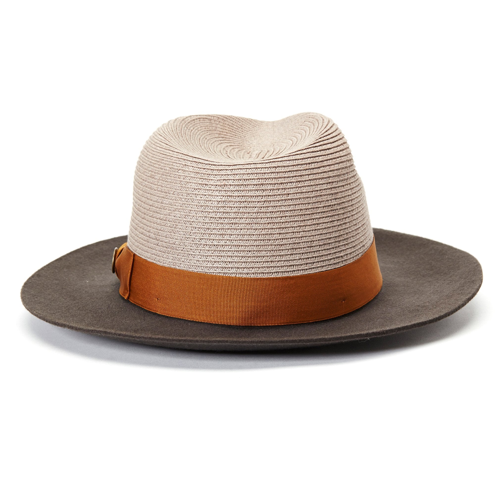 Goorin Bros. the loyalist wool wide brim fedora Grey back view