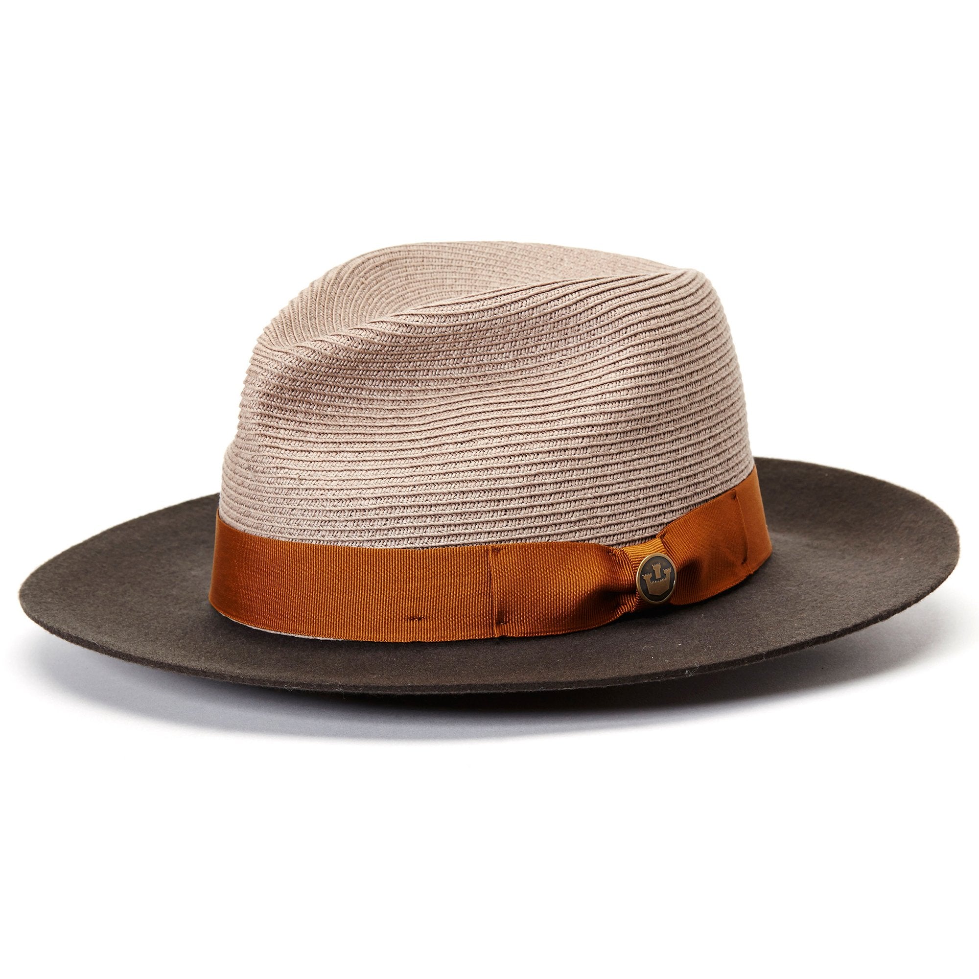 Goorin Bros. the loyalist wool wide brim fedora Grey left side view