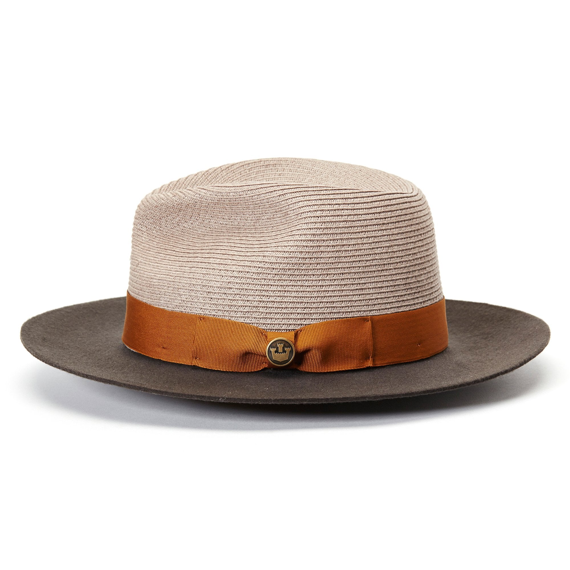 Goorin Bros. the loyalist wool wide brim fedora Grey side view