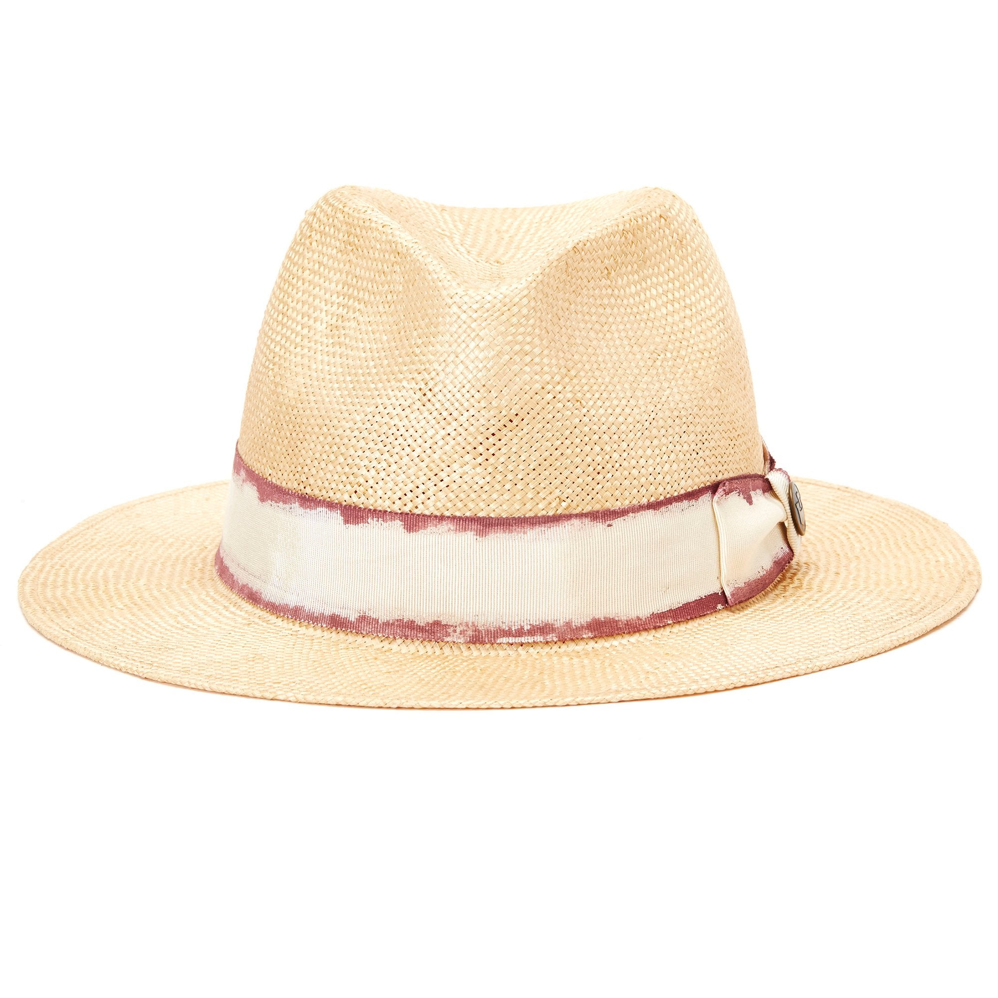 Goorin Bros. audrey sloanne straw wide brim fedora Natural front view