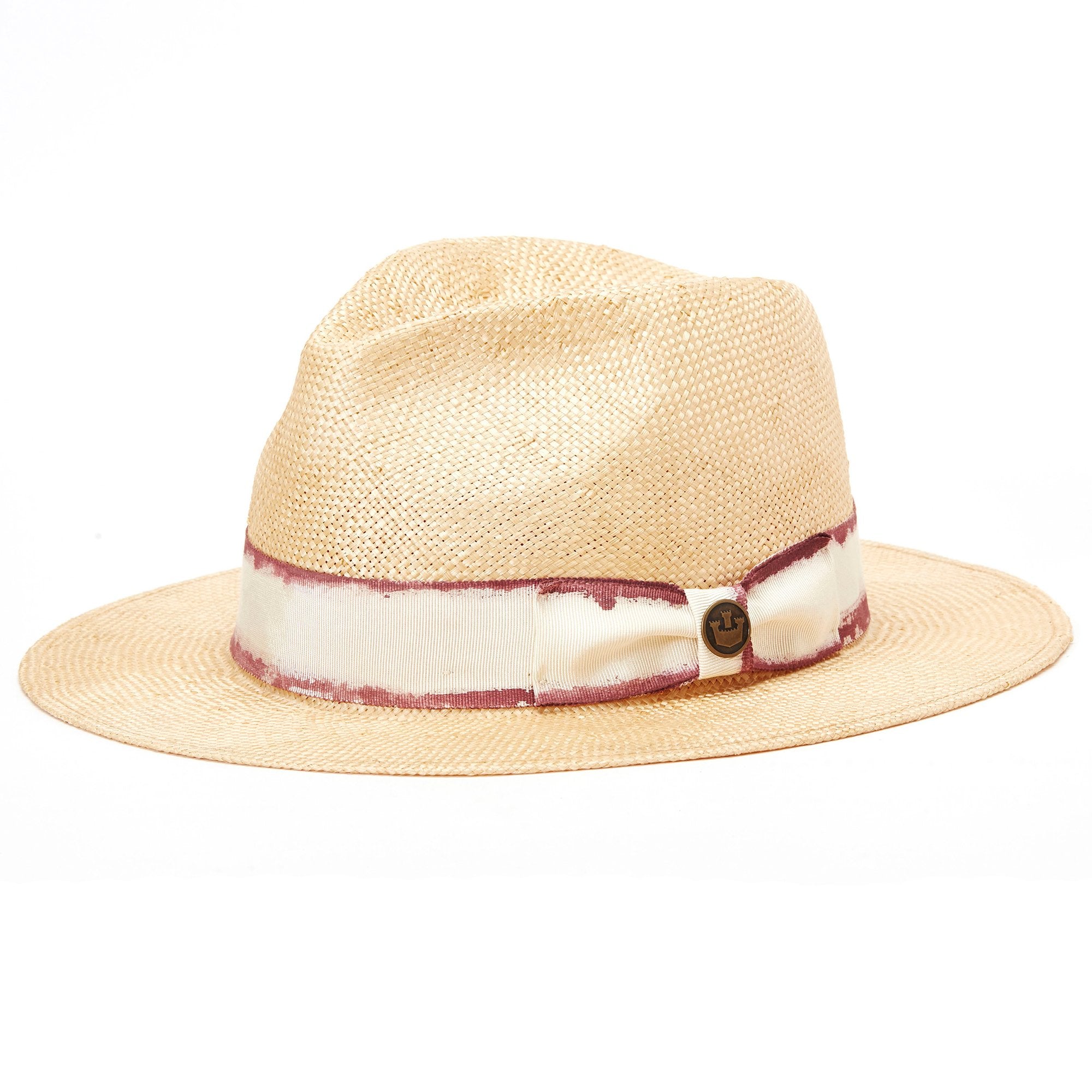 Goorin Bros. audrey sloanne straw wide brim fedora Natural left side view