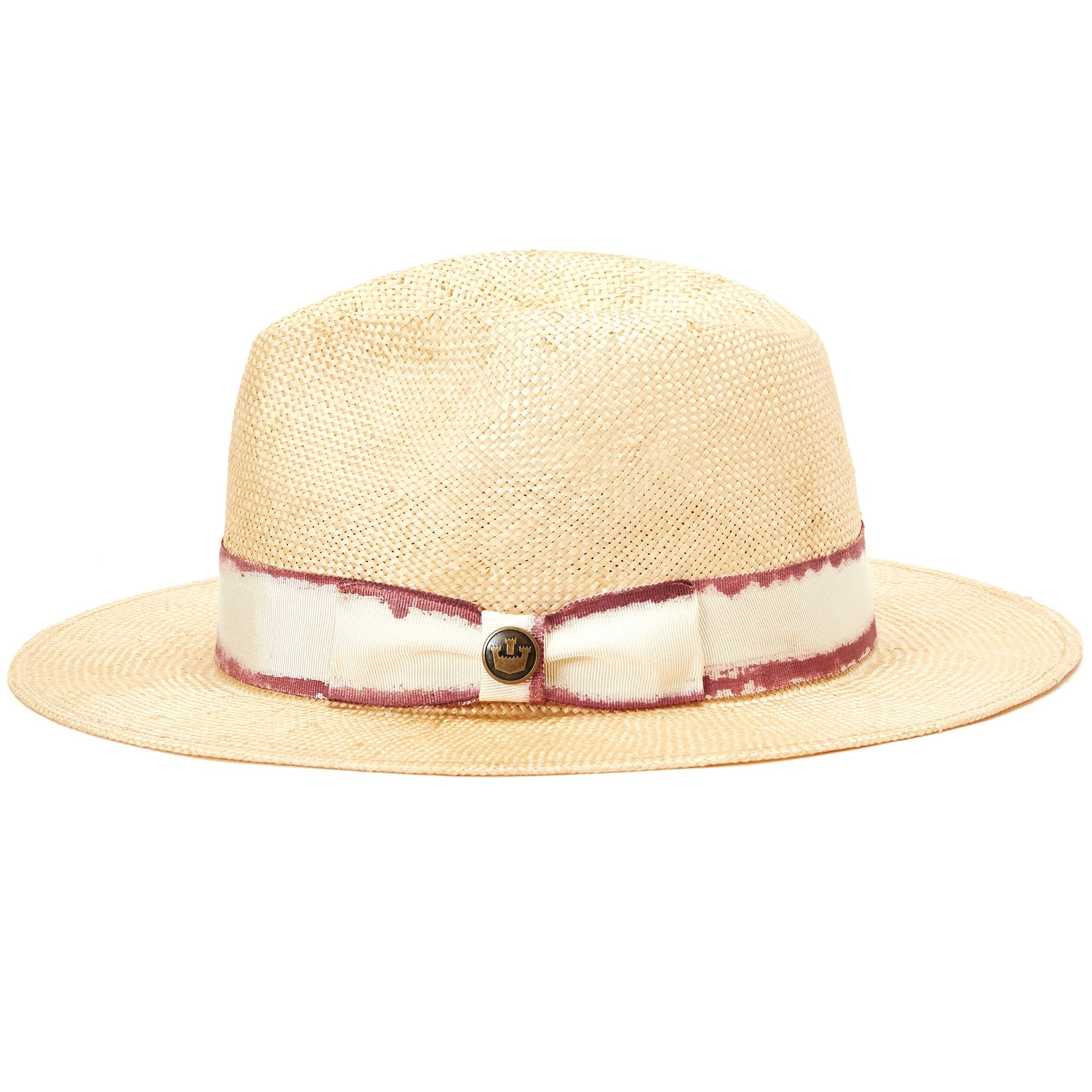 Goorin Bros. audrey sloanne straw wide brim fedora Natural side view