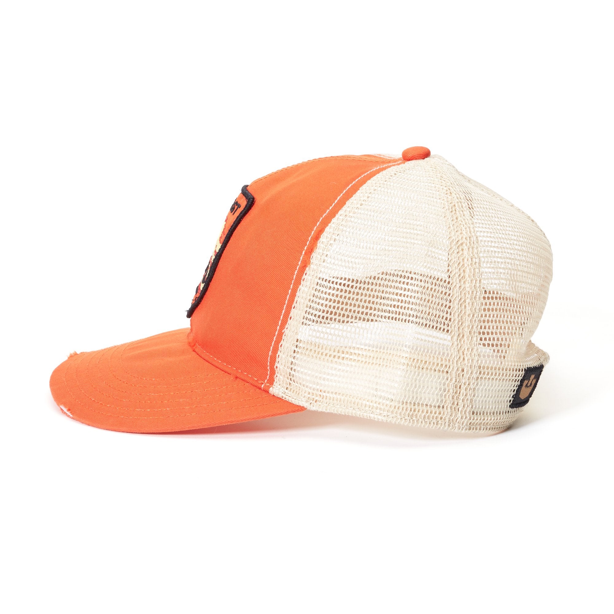 Goorin Bros. coast out 6 panel baseball cap Orange side view