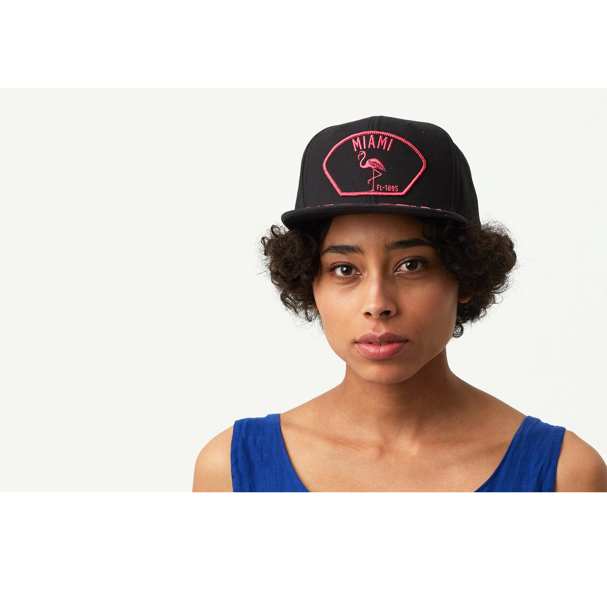 Goorin Bros. miami cotton flat brim baseball cap Black  womens styling
