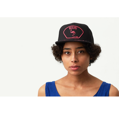 Goorin Bros. miami cotton flat brim baseball cap Black  womens styling