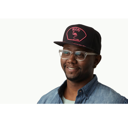 Goorin Bros. miami cotton flat brim baseball cap Black  mens styling
