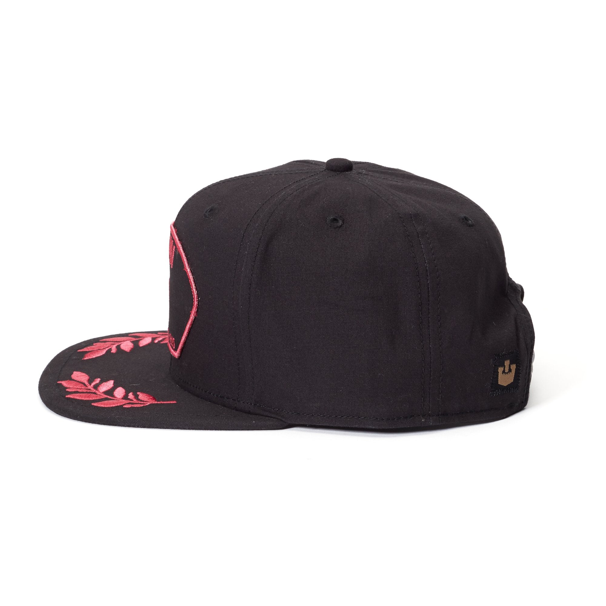 Goorin Bros. miami cotton flat brim baseball cap Black side view