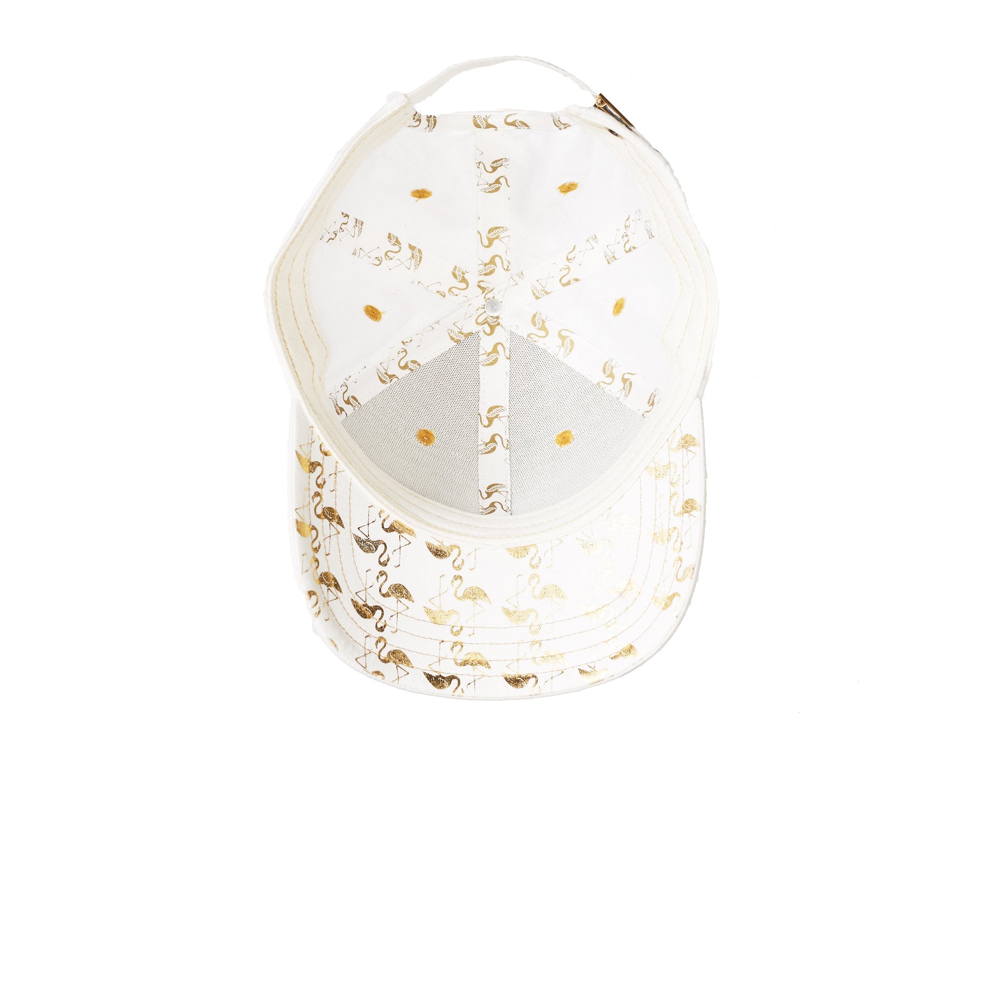 Goorin Bros. florida heat linen 6 panel baseball cap White under view