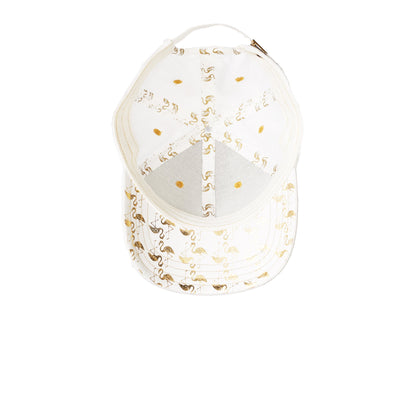 Goorin Bros. florida heat linen 6 panel baseball cap White under view