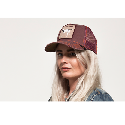 Goorin Bros. the pointer trucker baseball cap Wine  womens styling