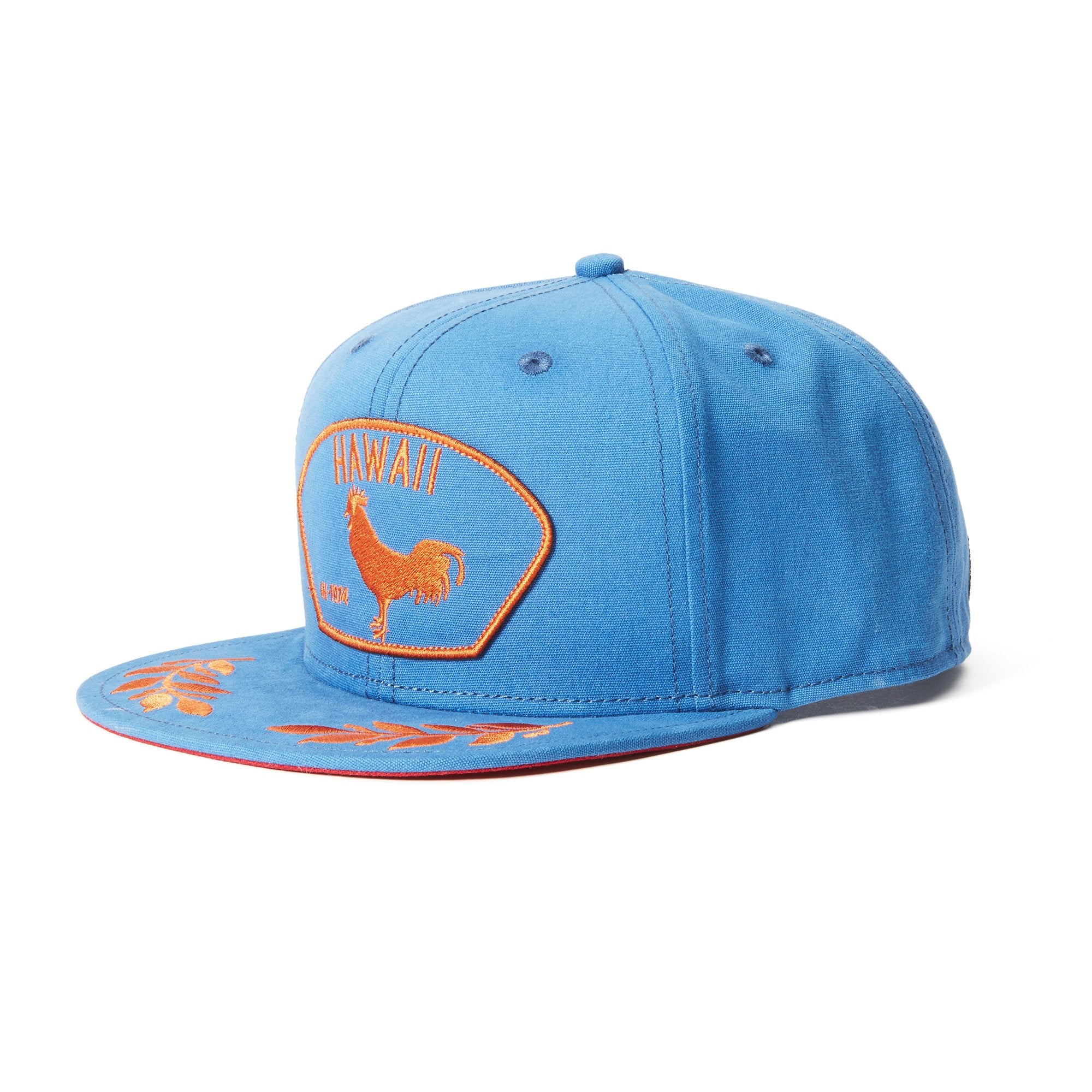 Goorin Bros. island bird cotton 6 panel baseball cap Blue left side view