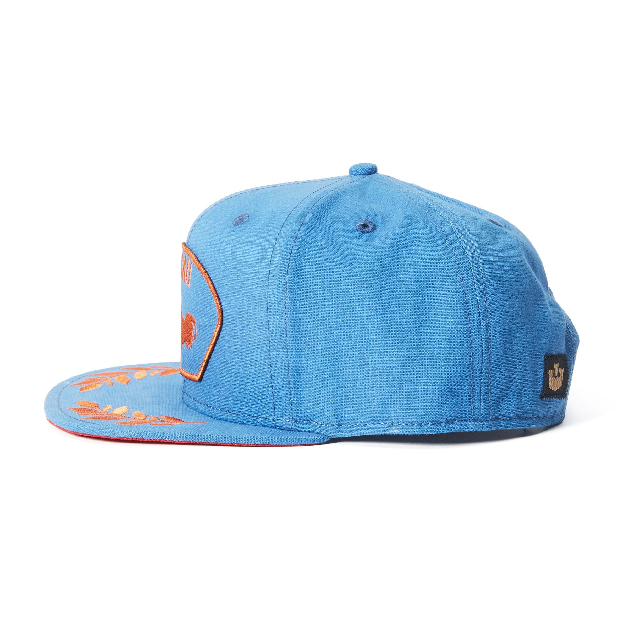 Goorin Bros. island bird cotton 6 panel baseball cap Blue side view
