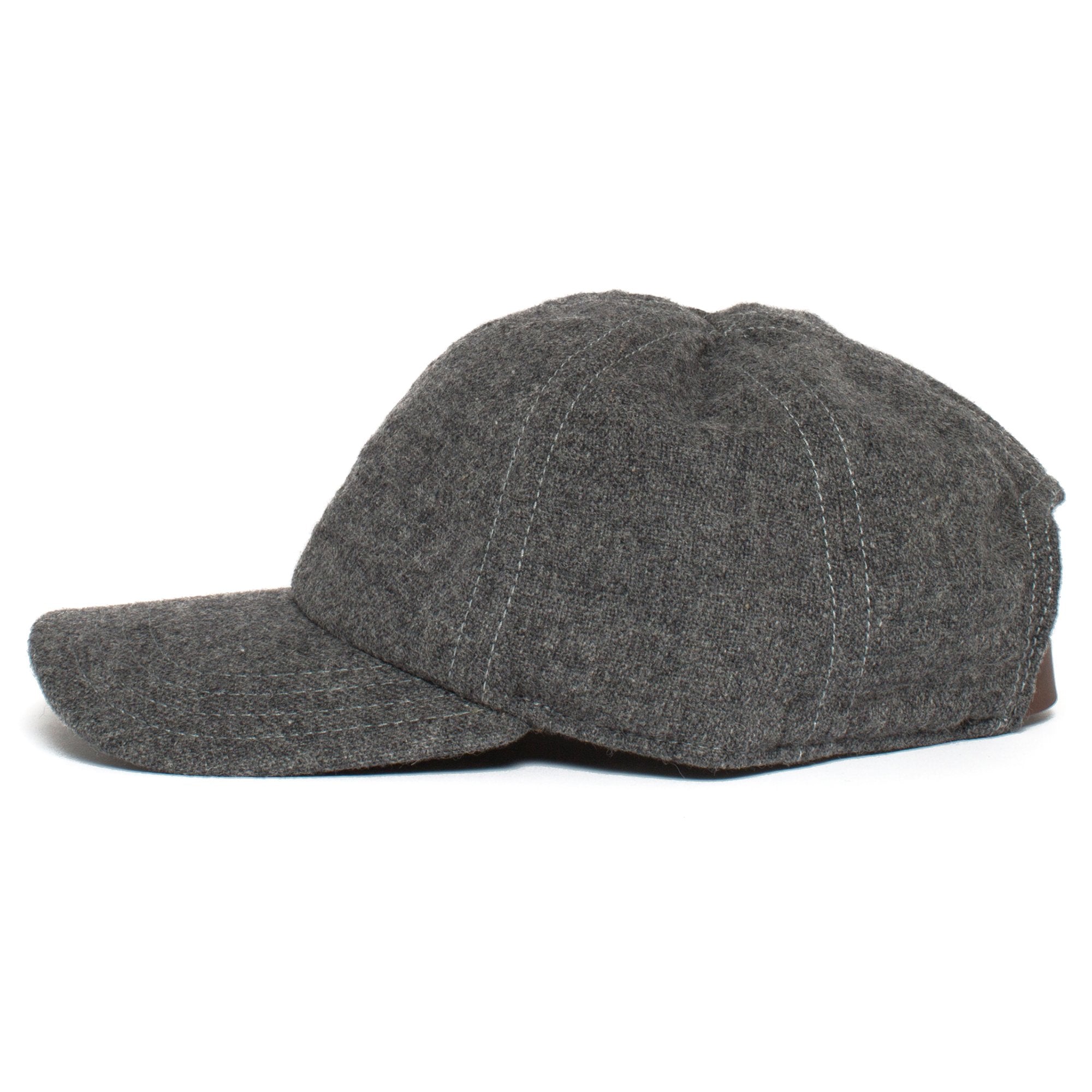 Goorin Bros. winter game 6 panel baseball cap Grey side view