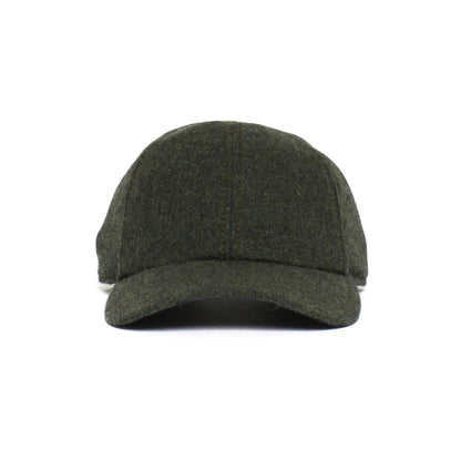Goorin Bros. winter game 6 panel baseball cap Olive front view