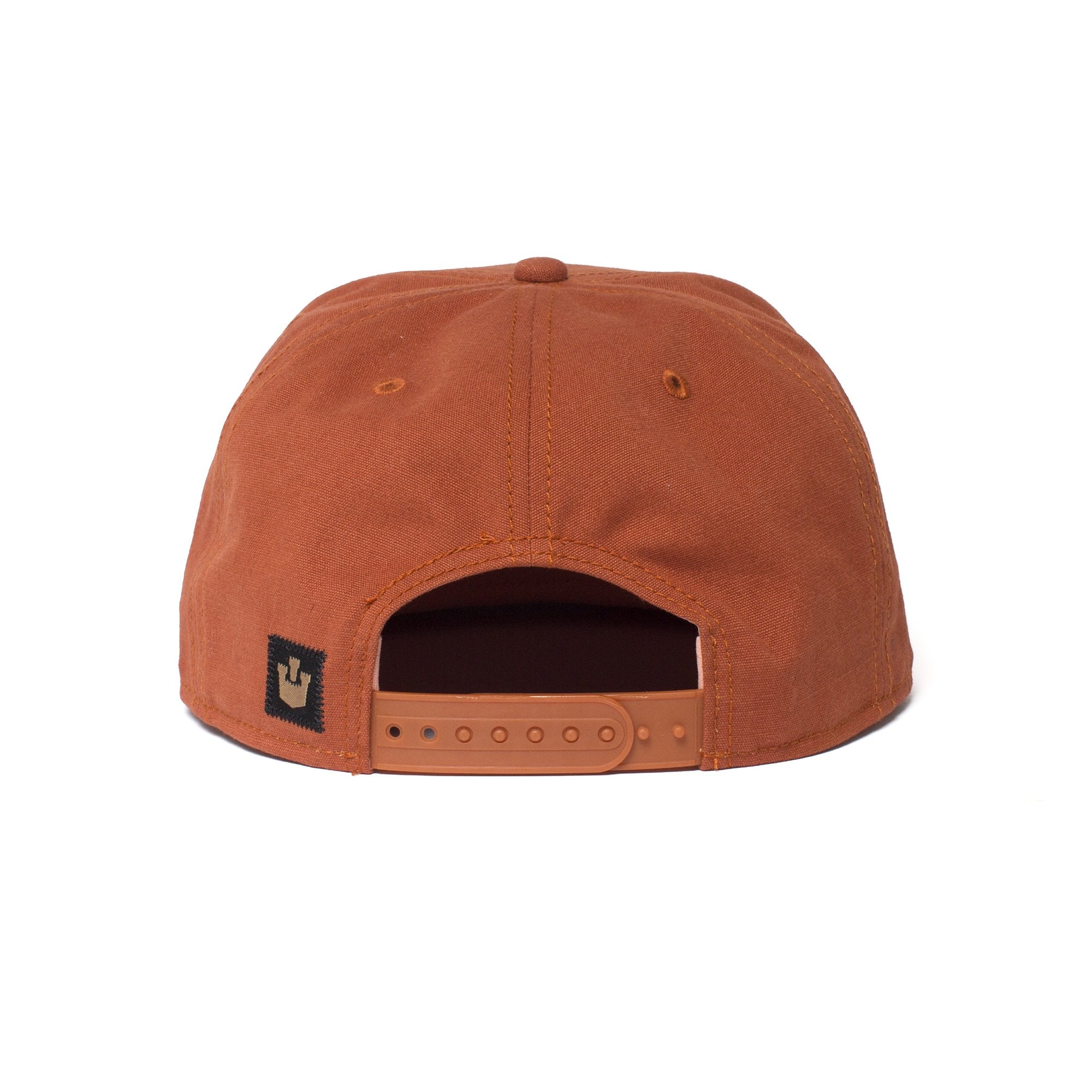 Goorin Bros. do not use cotton 6 panel baseball cap Orange back view