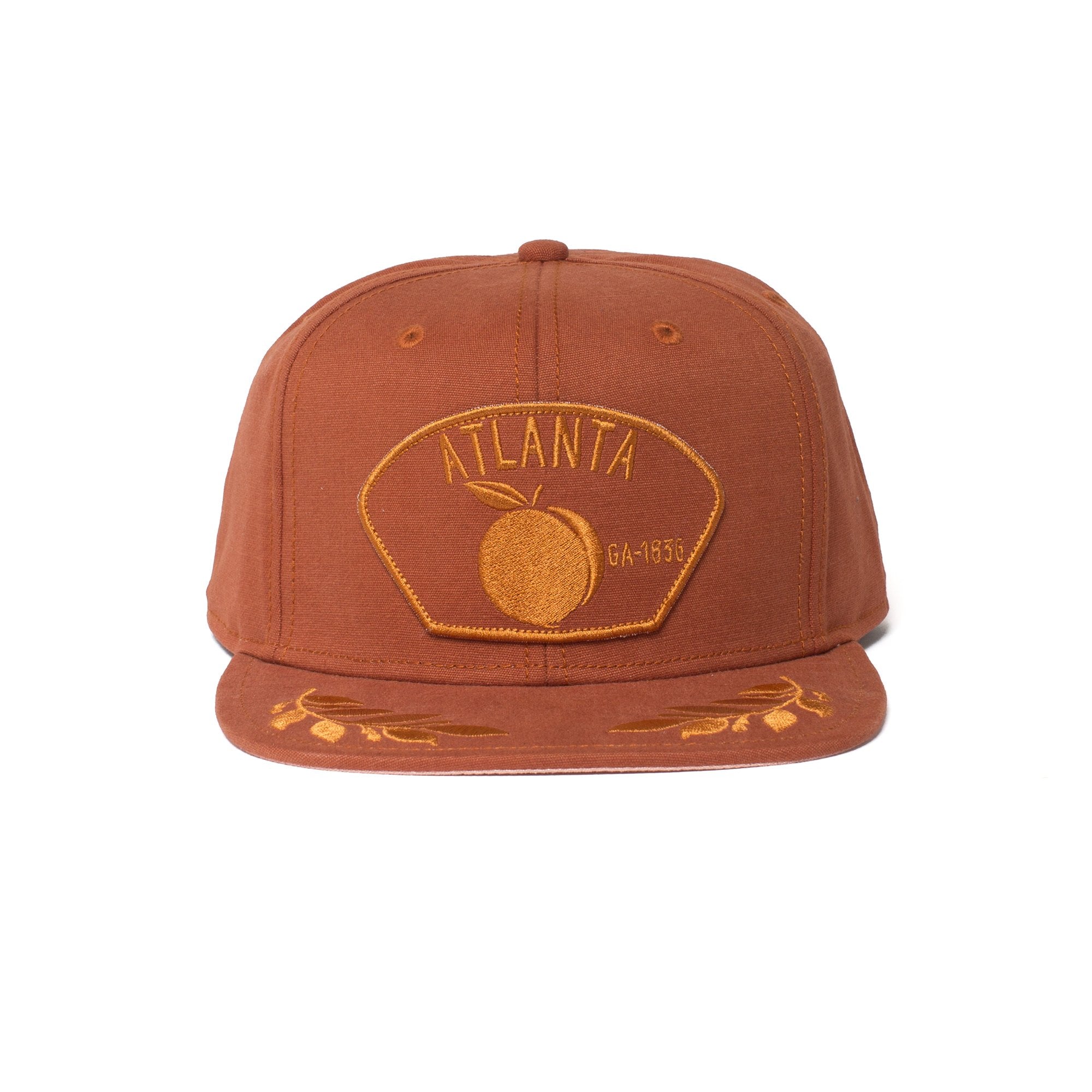 Goorin Bros. do not use cotton 6 panel baseball cap Orange front view