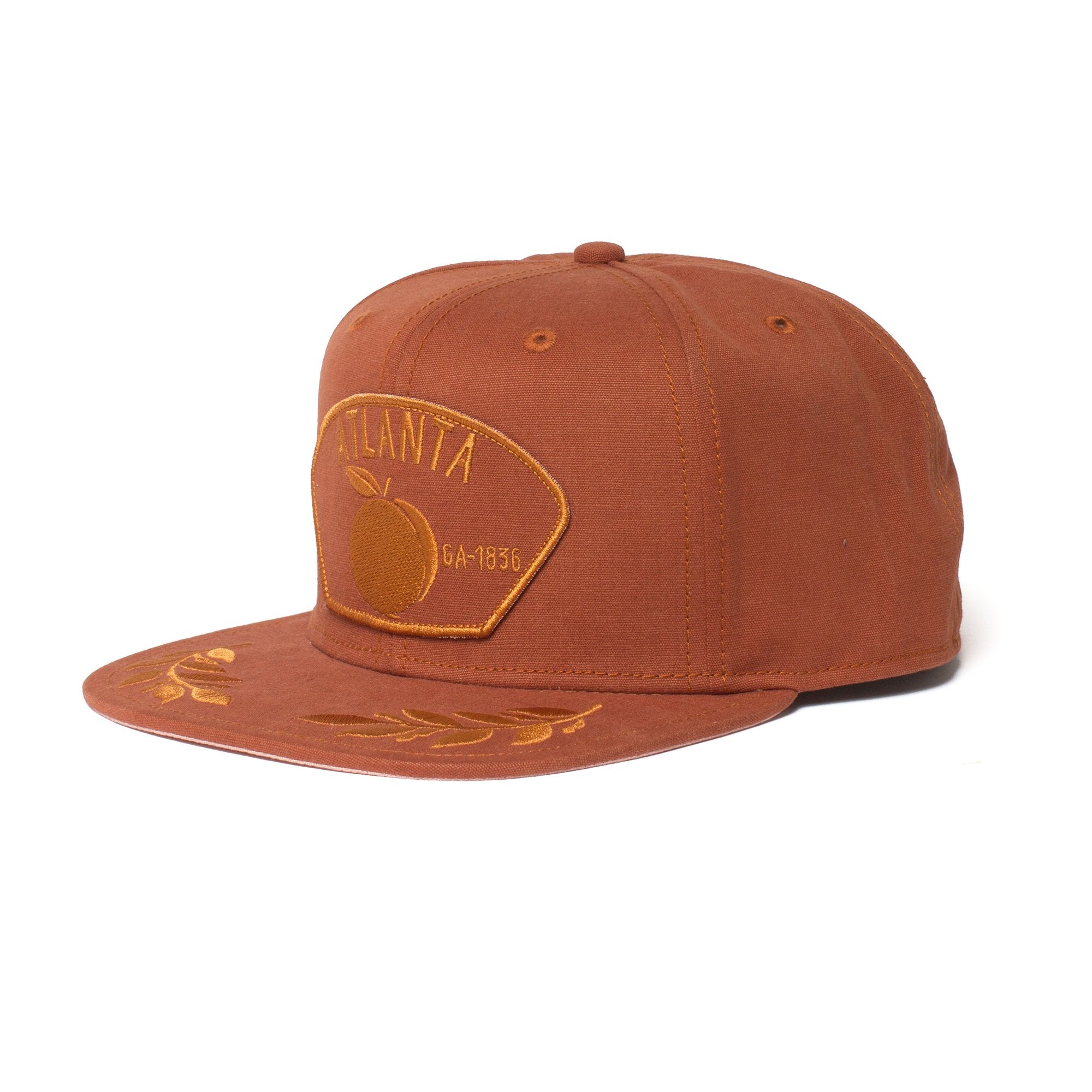 Goorin Bros. do not use cotton 6 panel baseball cap Orange left side view