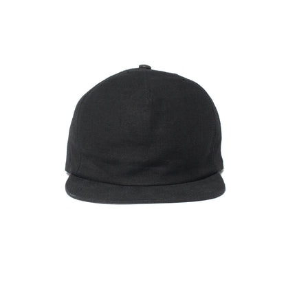 Goorin Bros. pool boy linen baseball cap Black front view