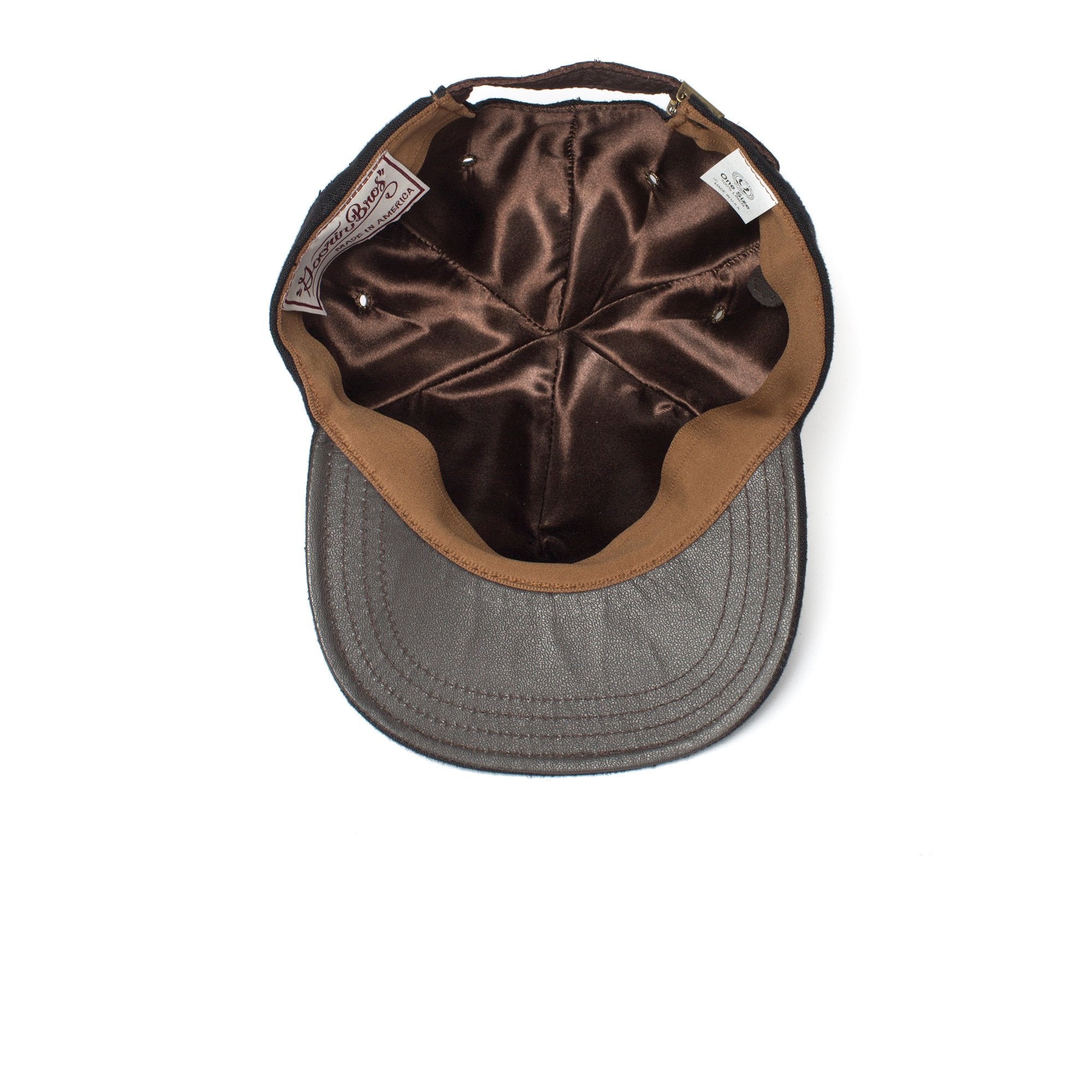 Goorin Bros. pool boy linen baseball cap Black under view