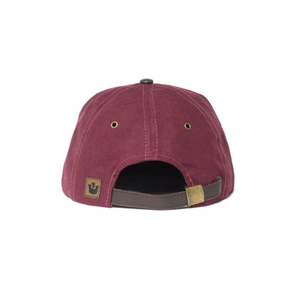 Goorin Bros. pool boy linen baseball cap Plum back view