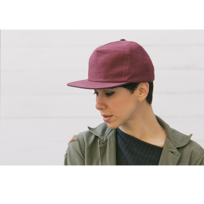 Goorin Bros. pool boy linen baseball cap Plum  womens styling
