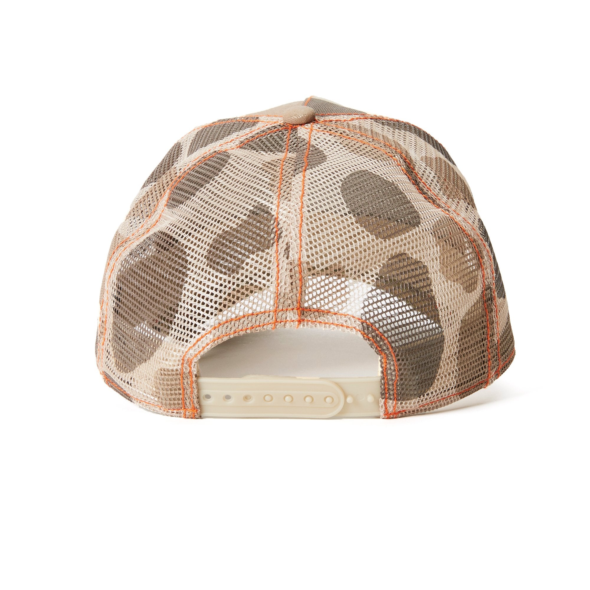 Goorin Bros. big rack trucker baseball cap Brown back view