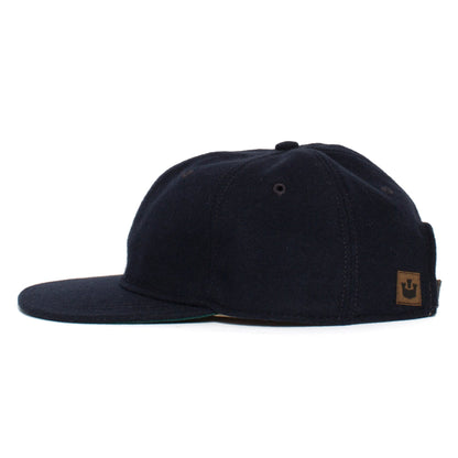 Goorin Bros. home wool blend trucker baseball cap Navy side view