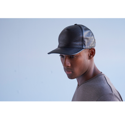 Goorin Bros. corner pocket leather baseball cap Black  mens styling