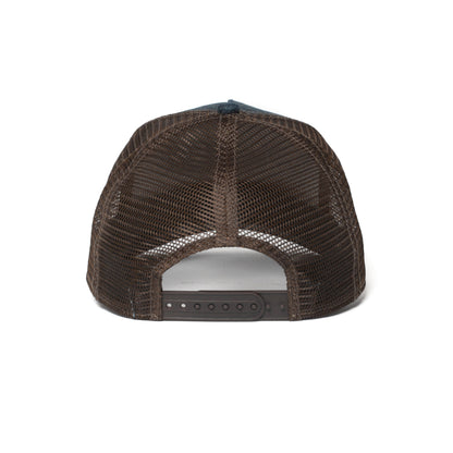 Goorin Bros. big strut trucker baseball cap Camel back view