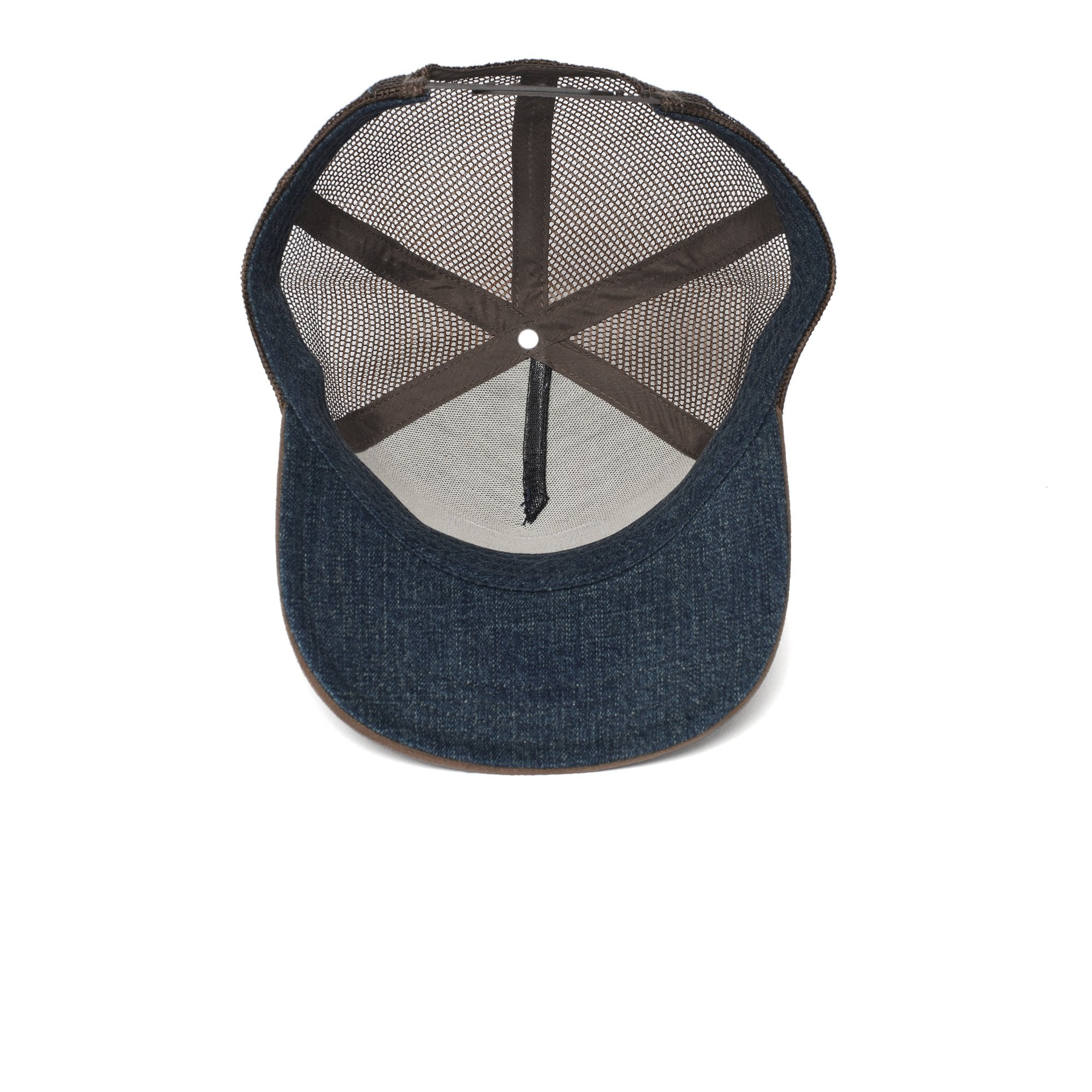 Goorin Bros. big strut trucker baseball cap Camel under view