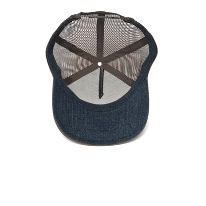 Goorin Bros. big strut trucker baseball cap Camel under view