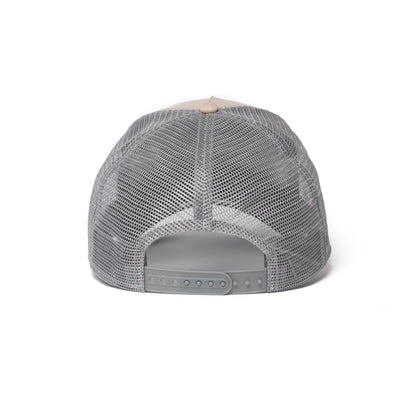 Goorin Bros. dam it trucker baseball cap Pink back view