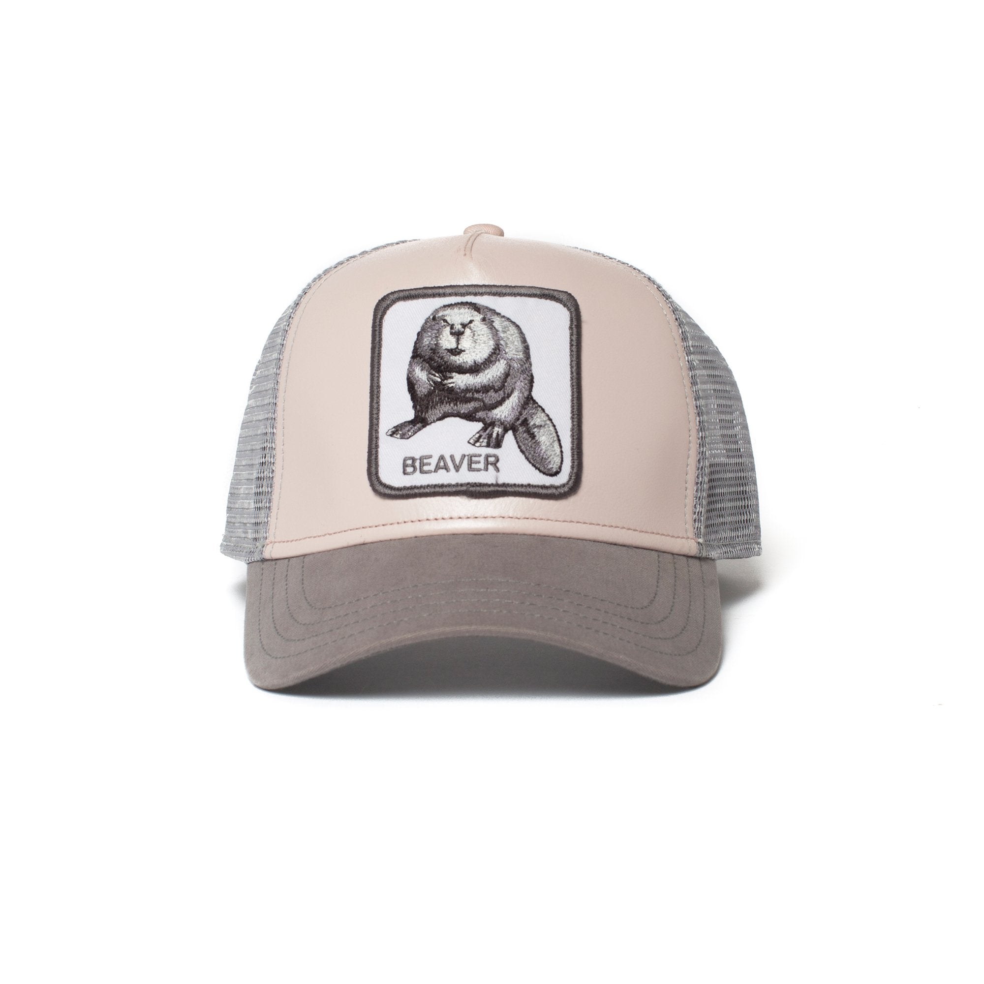 Goorin Bros. dam it trucker baseball cap Pink front view