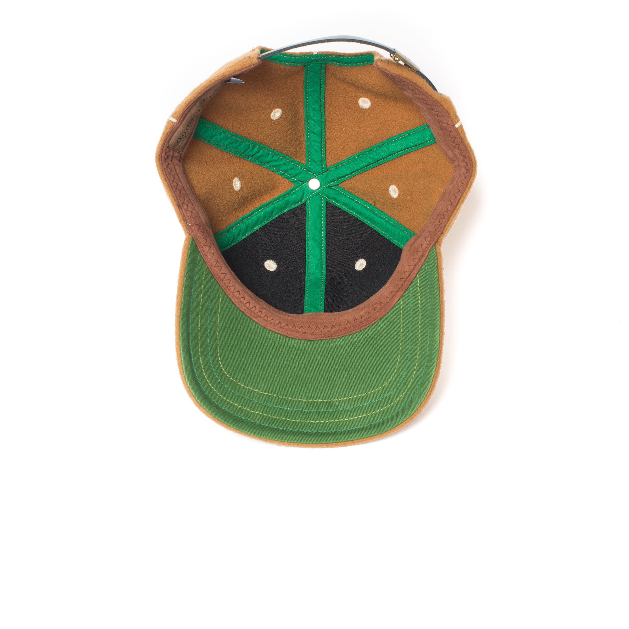 Goorin Bros. original wool blend 6 panel baseball cap Khaki under view