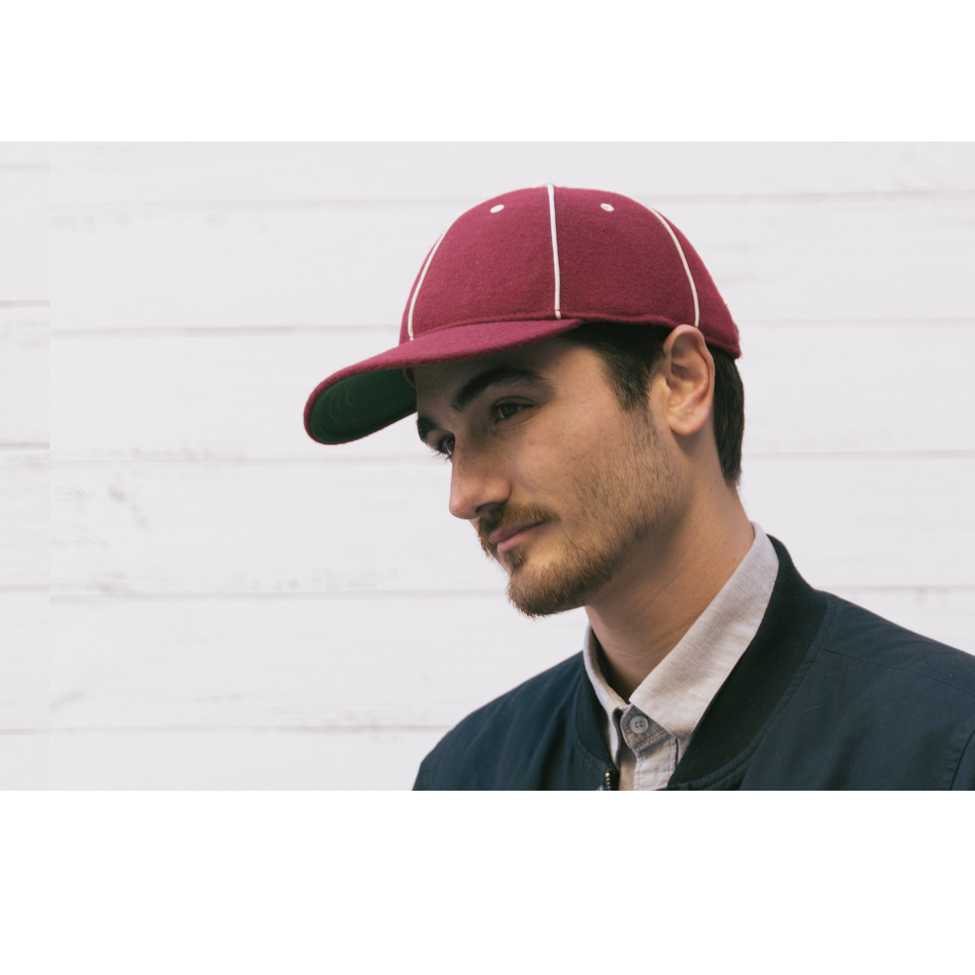 Goorin Bros. original wool blend 6 panel baseball cap Red  mens styling