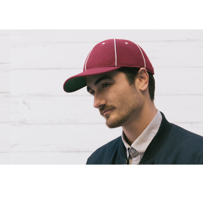 Goorin Bros. original wool blend 6 panel baseball cap Red  mens styling