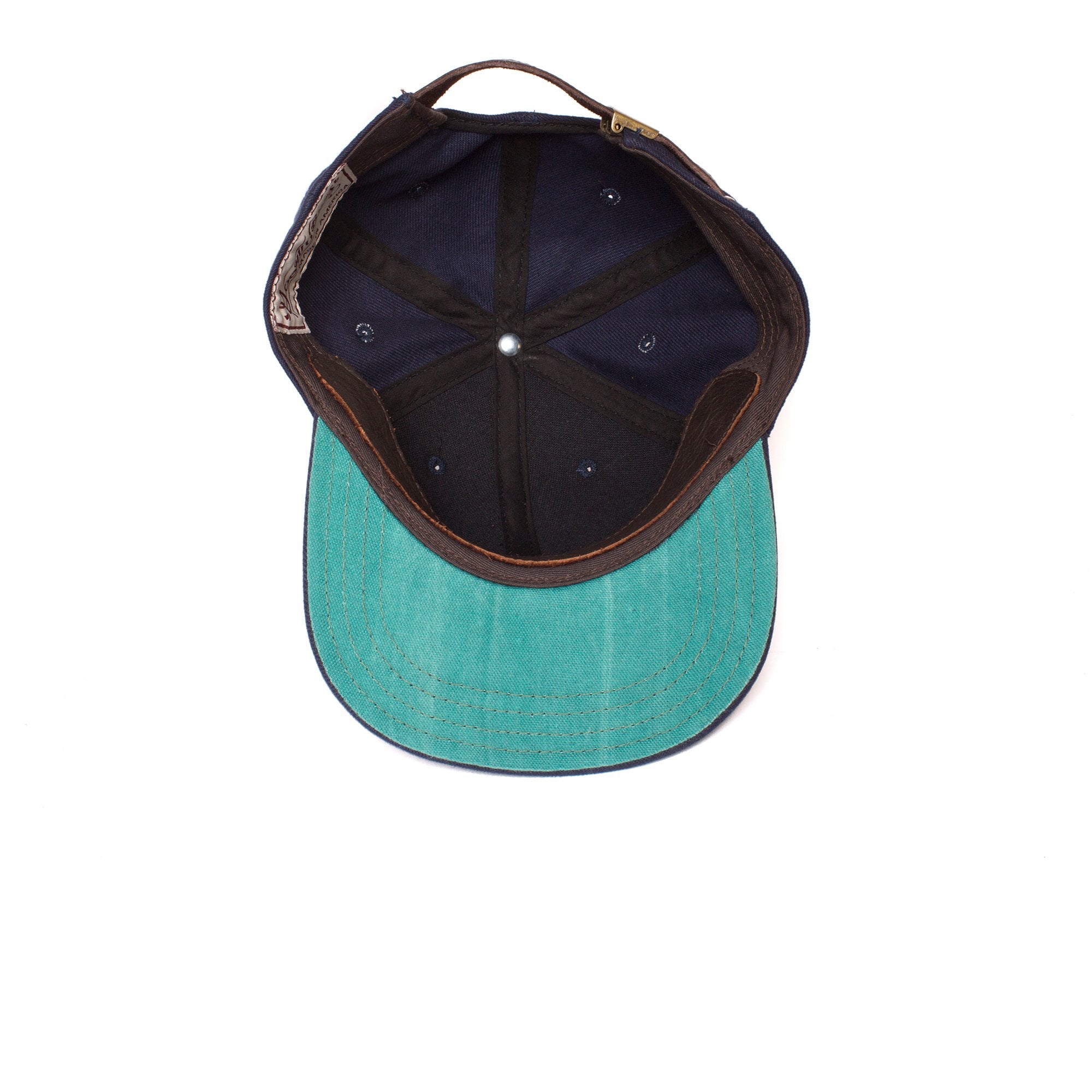 Goorin Bros. fastball cotton 6 panel baseball cap Navy under view