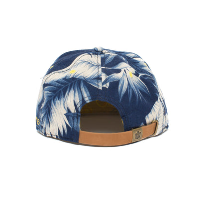 Goorin Bros. kava dreams cotton 5 panel baseball cap Blue back view