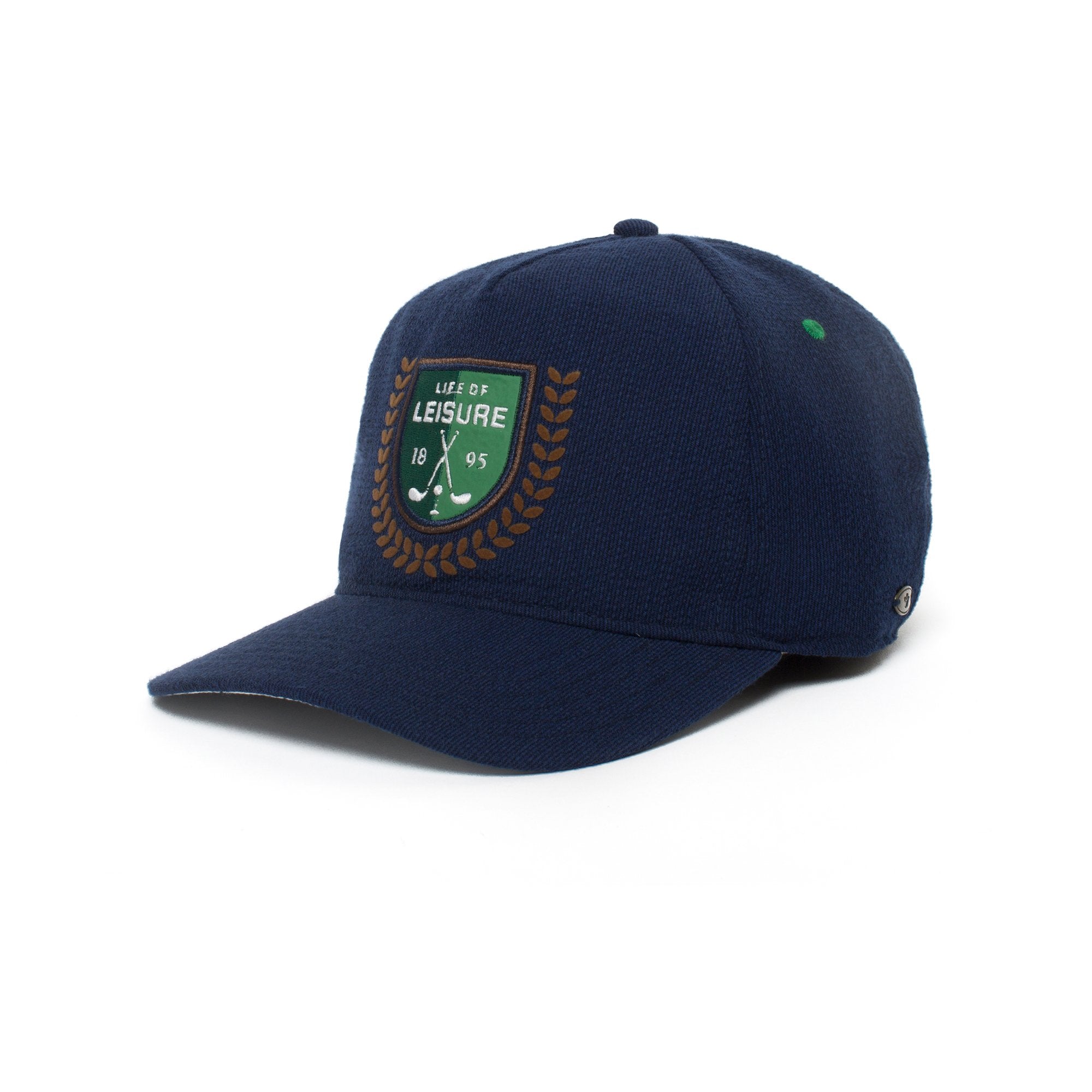 Goorin Bros. club house 5 panel baseball cap Navy left side view